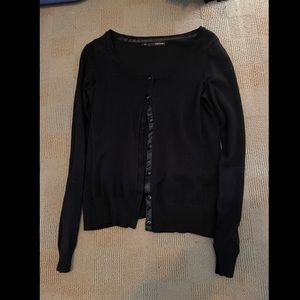 Maurices Black Sweater Cardigan